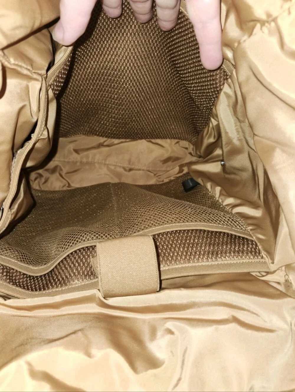 Dagne Dover Indi Neoprene Diaper Backpack Large - Camel Brown